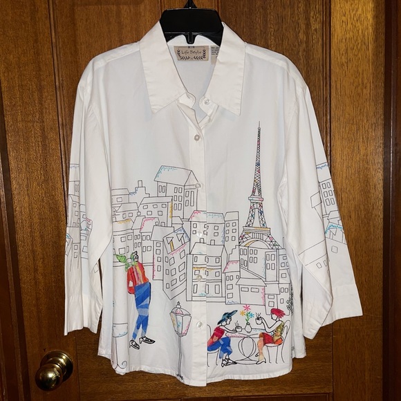 Life Style Tops - 🌺 Ladies Lovely LIFE STYLE Blouse. Size Large. 🌺